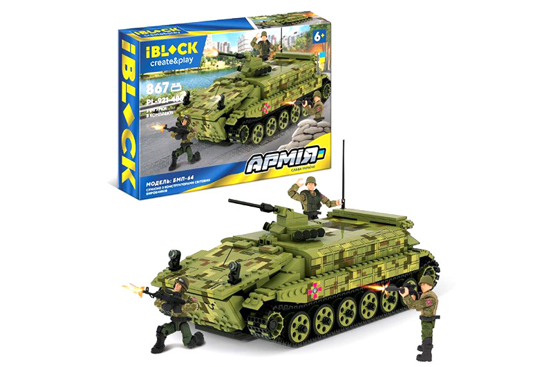 Конструктор БMП-64 PL-921-486 Армія Iblock, 867 дет.