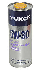 Масло YUKO MAX SYNTHETIC 5W-30 SAE API SN 1л
