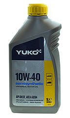 Масло YUKO SEMISYNTHETIC 10W-40 SAE API SN/CF 1л
