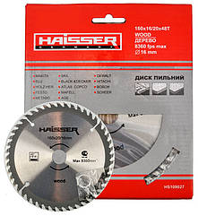 Пильний диск по дереву Haisser 160х16/20 48 зуб - 1 шт