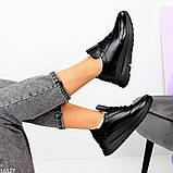 Базові жіночі чорні шкіряні зимові кросівки натуральна шкіра на хутрі ПІД ЗАМОВЛЕННЯ, фото 6