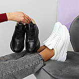 Базові жіночі білі шкіряні зимові кросівки натуральна шкіра на хутрі ПІД ЗАМОВЛЕННЯ, фото 10