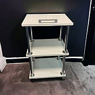 Стартовий набір «beauty» білий: косметологічна кушетка, етажерка, стілець для майстра, масажу, фото 3