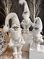 Прикраса різдвяного гнома в штанах 80 см, Скандинавські гноми, Новорічна фігурка скандинавський гном