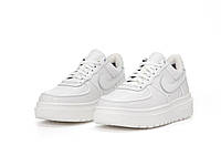 Женские кроссовки Nike AIr Force Low Gore-Tex Winter Termo White (белые) зимние кроссовки 14467 Найк