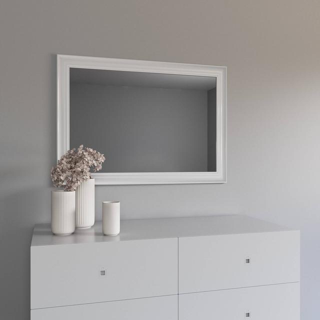 прямокутне біле дзеркало на стіну на комод купити луцьк Black Mirror прямокутне біле дзеркало на стіну на комод купити луцьк Black Mirror