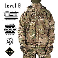 Куртка ECWCS Gen III Level 6, Размер: X-Large Regular, Цвет: MultiCam, Gore-Tex Paclite