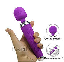 Вібратор вагінальний кліторний точка G вібромасажер Чарівна паличка Magic Wand, фото 5