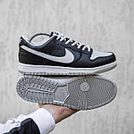 Чоловічі кросівки Nike SB (чорно-білі) якісні повітропроникні демісезонні кроси з перфорацією KIT1529 топ, фото 9