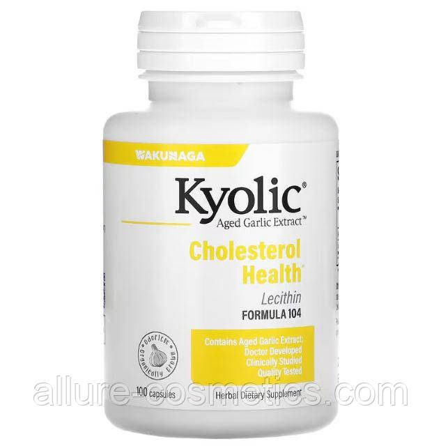 Екстракт часнику з лецитином Kyolic Aged Garlic Extract 100 капсул