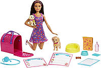 Кукла Барби Усыновление щенков Barbie Pup Adoption Doll HKD85 HKD86 Mattel