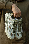 Чоловічі кросівки Adidas Niteball White/Olive (білі з оливковим) демісезонні модні зручні кроси i1179 топ, фото 2