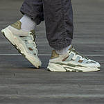 Чоловічі кросівки Adidas Niteball White/Olive (білі з оливковим) демісезонні модні зручні кроси i1179 топ, фото 6