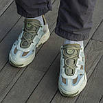 Чоловічі кросівки Adidas Niteball White/Olive (білі з оливковим) демісезонні модні зручні кроси i1179 топ, фото 7