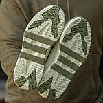 Чоловічі кросівки Adidas Niteball White/Olive (білі з оливковим) демісезонні модні зручні кроси i1179 топ, фото 9