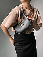 Женская подарочная сумка Celine Ava Bag In Triomphe Canvas and Calfskin Tan (черная) KIS99019 стильная house