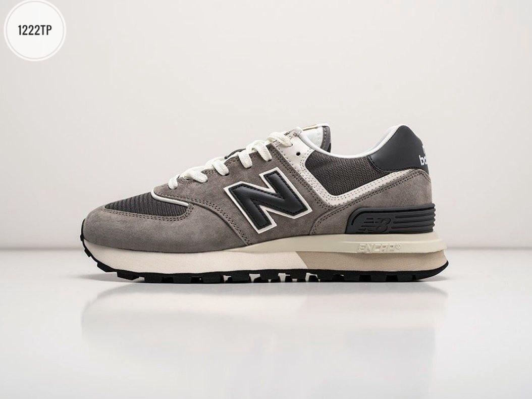Чоловічі кросівки New Balance 574 Grey (сірі) універсальні стильні зручні спортивні кроси 1222TP топ
