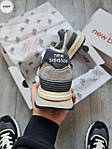 Чоловічі кросівки New Balance 574 Grey (сірі) універсальні стильні зручні спортивні кроси 1222TP топ, фото 7