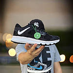 Чоловічі кросівки Nike Air Max 2013 X Stussy Fossil (чорні Нс білим) спортивні легкі кроси сітка Ж3578 топ, фото 3