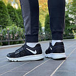 Чоловічі кросівки Nike Air Max 2013 X Stussy Fossil (чорні Нс білим) спортивні легкі кроси сітка Ж3578 топ, фото 8