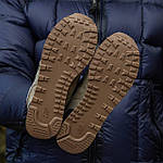 Жіночі зимові кросівки New Balance 574 Winter Haki (хакі з коричневим) практичні кроси з хутром I1544 топ, фото 10