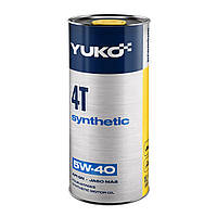 Масло YUKO SYNTHETIC 4T 5W-40 1л жерсть