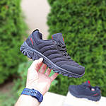 Чоловічі зимові кросівки Merrell Vibram (чорні з червоним) модні низькі кросівки 3910 Мерелл топ, фото 4