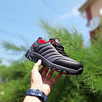 Чоловічі зимові кросівки Merrell Vibram (сірі з червоним) модні низькі кросівки 3912 Мерелл топ, фото 2