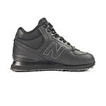 Жіночі кросівки New Balance 574 (чорні) зимові спортивні кроси 3859 Нью Беленстоп, фото 4