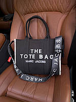 Женская сумка Marc Jacobs Tote Bag (черная) стильная удобная вместительная сумка AS440 топ