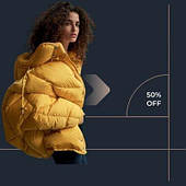 Жіночі молодіжні осінньо - зимові пуховики, пальта, куртки.