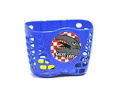 Кошик дитячий велосипедний Crossride 12", CR-BS07 пластиковий Синій ORG