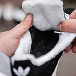 Чоловічі зимові кросівки Adidas Campus (чорні) спортивні повсякденні кроси 2513 Адідас топ, фото 2