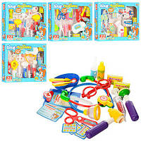 Доктор M 0462 U/R (24 шт.) шприц, ножиці, інструменти, ліки, 5 видів, у кор-ке, 36,5-25,5-5,5 см