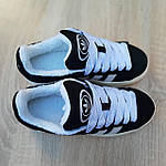 Чоловічі зимові кросівки Adidas Campus (чорні) спортивні повсякденні кроси 4030 Адідас топ, фото 6