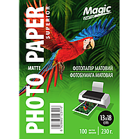 Фотопапір Magic 13x18 см Матовий 230г. (100листів)