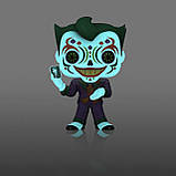 Funko POP Heroes: Dia De Los DC Джокер (світиться у темряві) #414, фото 3