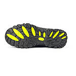 Чоловічі кросівки Merrell Vibram Cordura (чорні із салатовим) модні зимові кросівки 3935 Мерреллтоп, фото 3