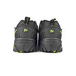 Чоловічі кросівки Merrell Vibram Cordura (чорні із салатовим) модні зимові кросівки 3935 Мерреллтоп, фото 4