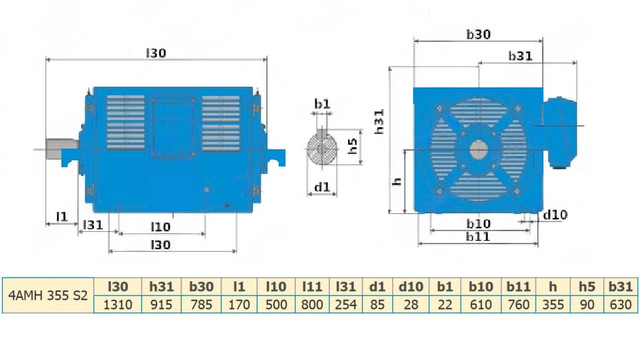 електродвигун 4АМН355S2