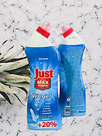 Гель для чищення унітазу Just MAX POWER WC gel 900 ml Okean / 10 шт