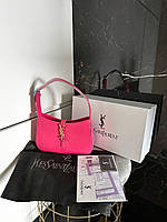 Женская сумка Yves Saint Laurent Hobo (розовая) маленькая повседневная сумочка Gi16202 cross