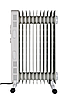 Масляний обігрівач 11 секцій електричний Kumtel KUM-1230S white, фото 6