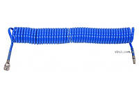 Поліуретановий спіральний шланг для компресора 6,5х10мм 10 метрів YATO YT-24205  E-vce - Знак Якості