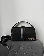 Женская сумка Jacquemus (чёрная) элегантная деловая удобная сумочка Gi31008 house
