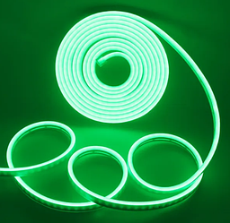 Силіконова LED NEON стрічка Зелена 5 м 12V-220V /0764