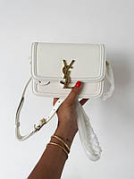 Женская сумка Yves Saint Laurent (белая) маленькая повседневная сумочка Gi92031 house