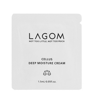 Глибоко зволожуючий крем LAGOM Cellus Deep Moisture Cream 1.5 ml