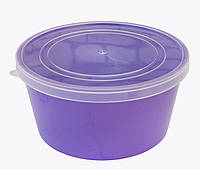 Ёмкость круглая 2,5 л лаванда (фиолетовая) (ПолимерАгро)