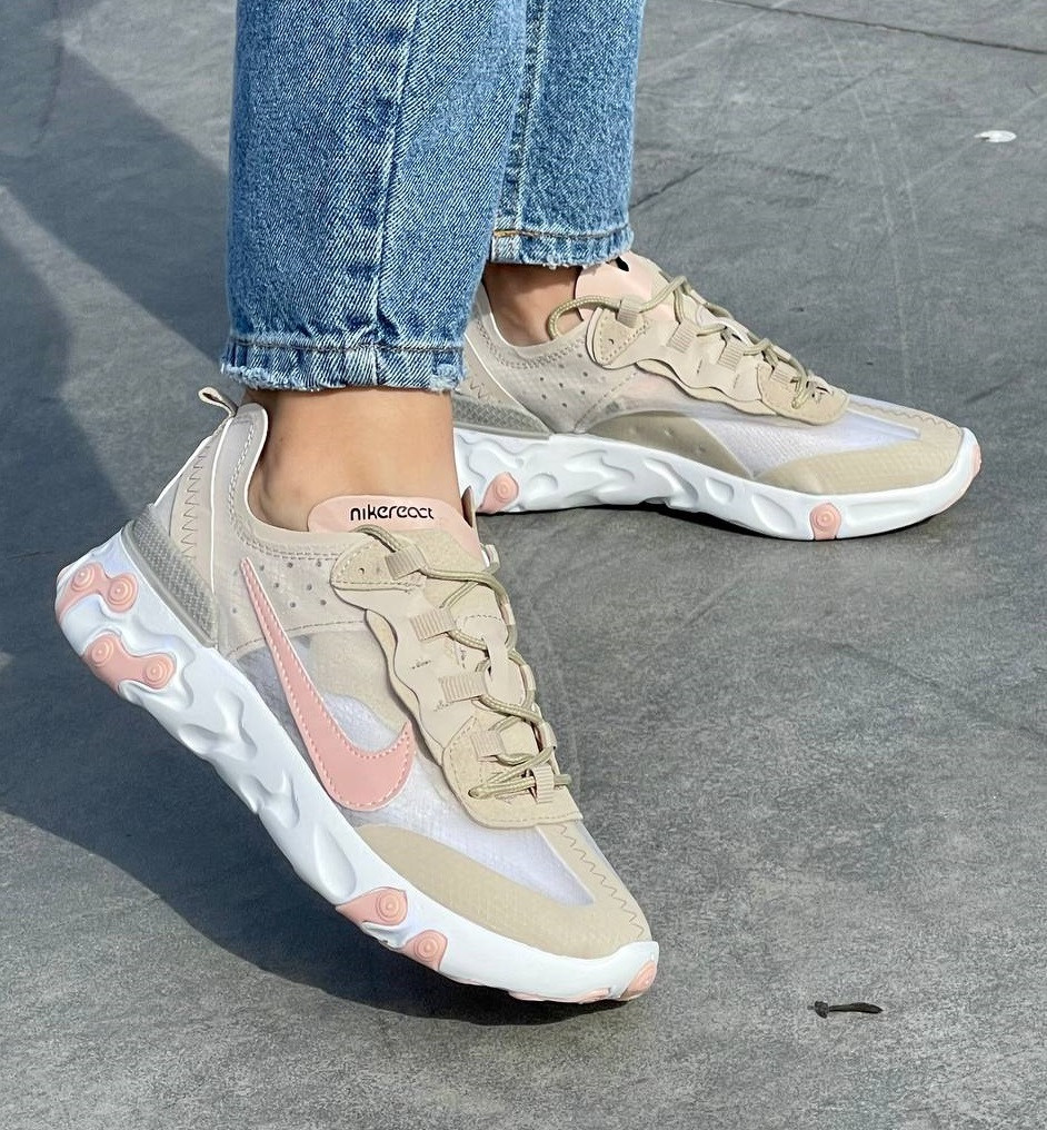 Nike React Element 87 Beige Pink ID 1868085517